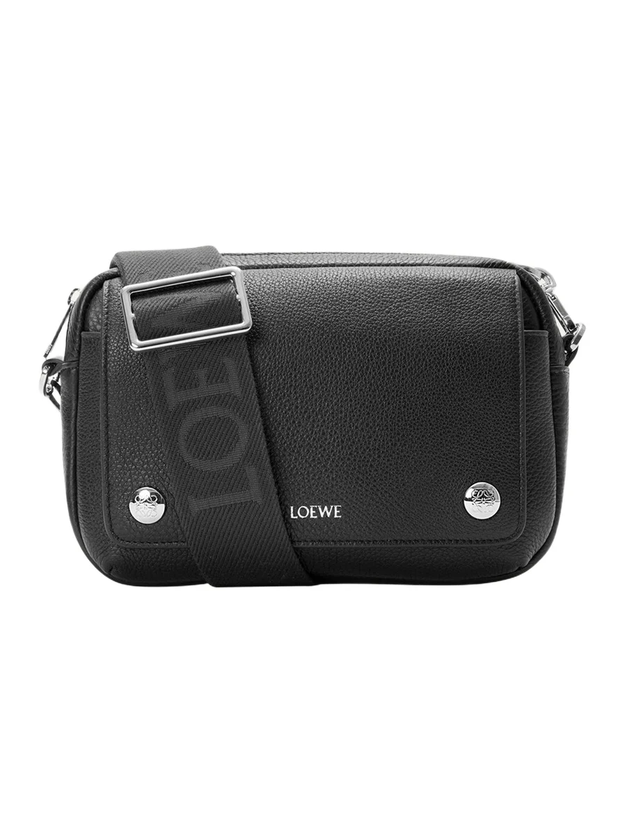Loewe Men's Pebble Leather Camera Bag