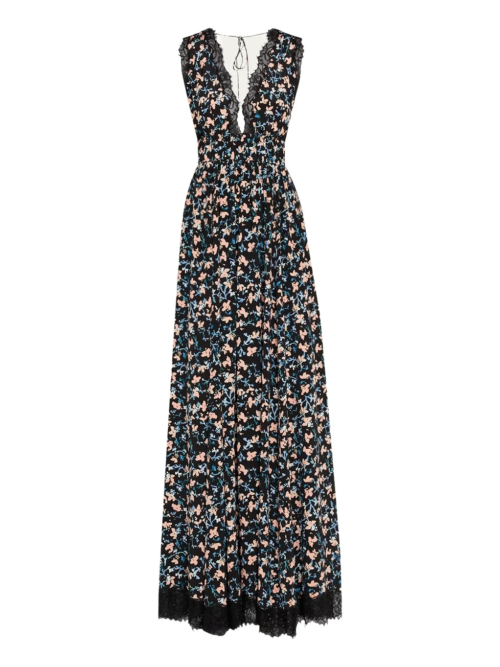 Marguerite V-Neck Silk Lace Gown Marguerite V-Neck Silk Lace Gown