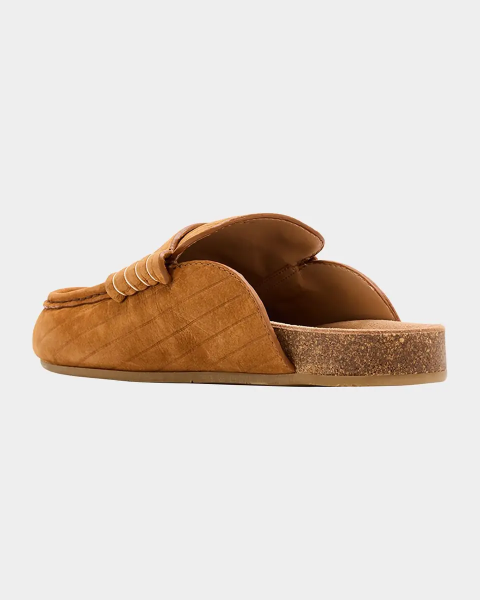 JW Anderson Suede Stitch Loafer Mules | Thumbnail 3
