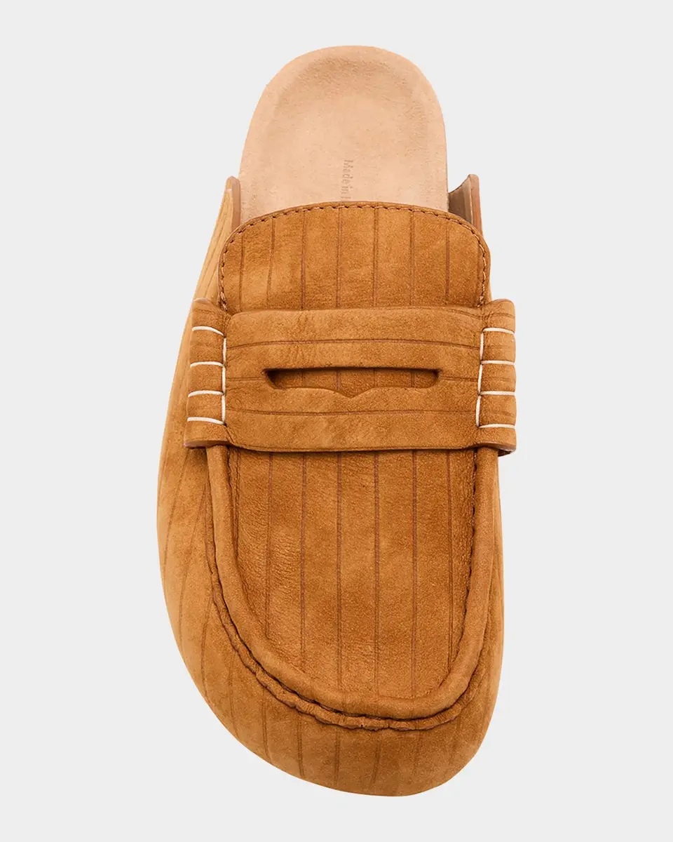 JW Anderson Suede Stitch Loafer Mules | Thumbnail 5