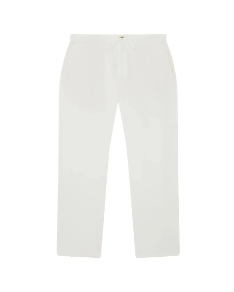 Frescobol Carioca Men's Mendes Linen-Blend Drawstring Trousers | Image 1 Frescobol Carioca Men's Mendes Linen-Blend Drawstring Trousers | Image 1