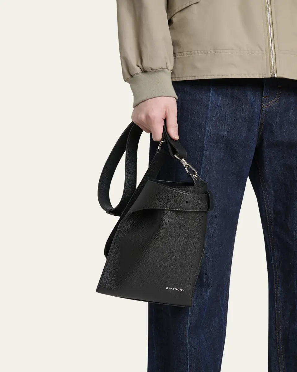 Givenchy Men's Small Belted Leather Crossbody Bag | Thumbnail 2 Givenchy Men's Small Belted Leather Crossbody Bag | Thumbnail 2