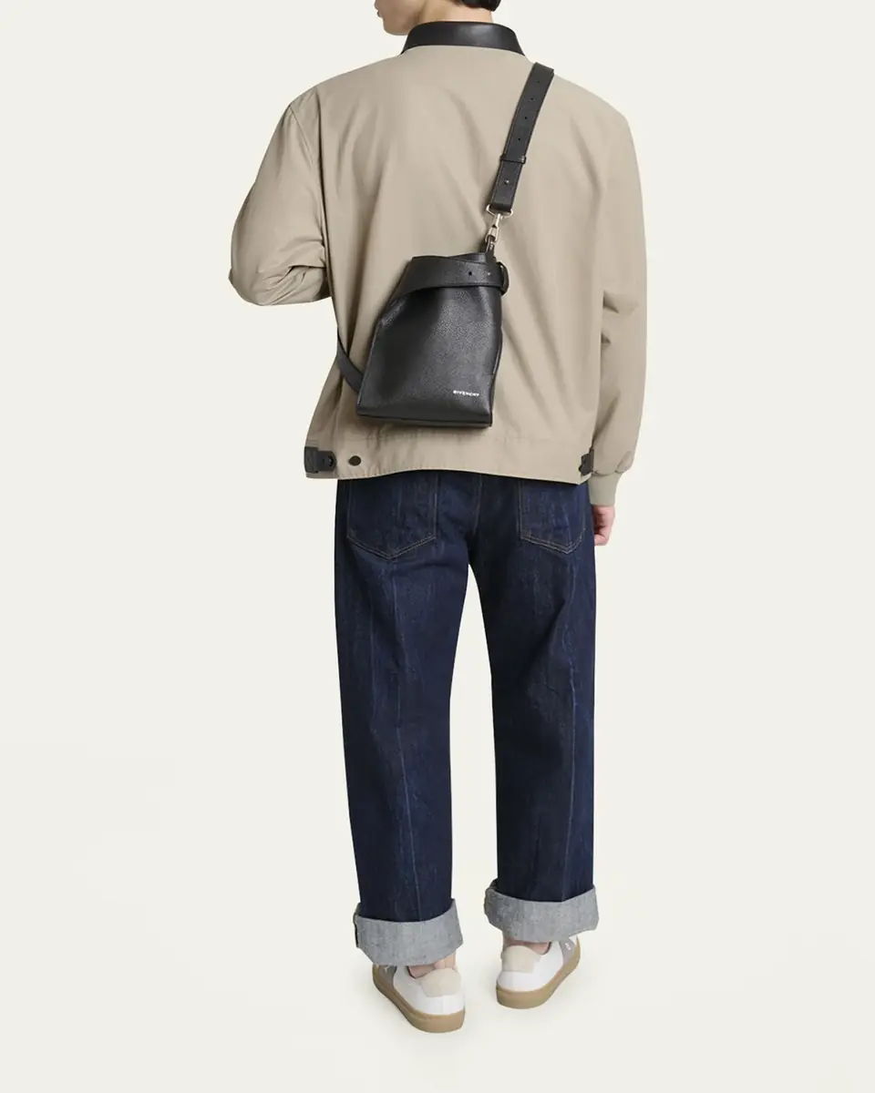 Givenchy Men's Small Belted Leather Crossbody Bag | Thumbnail 5 Givenchy Men's Small Belted Leather Crossbody Bag | Thumbnail 5
