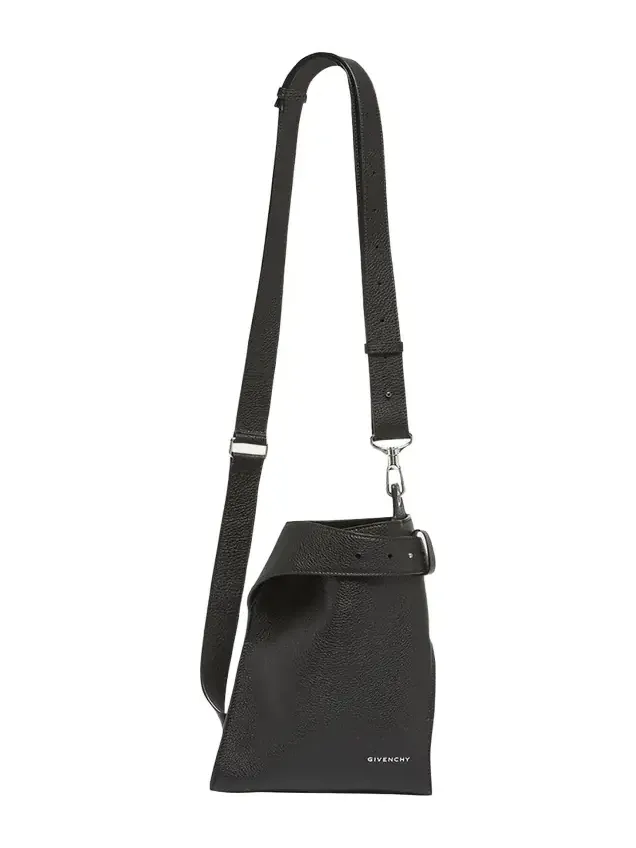 Men's Small Belted Leather Crossbody Bag Men's Small Belted Leather Crossbody Bag