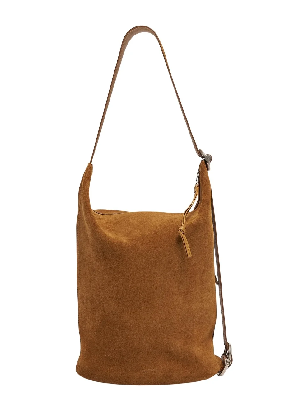 Loewe Men's Loop Medium Suede Bucket Bag