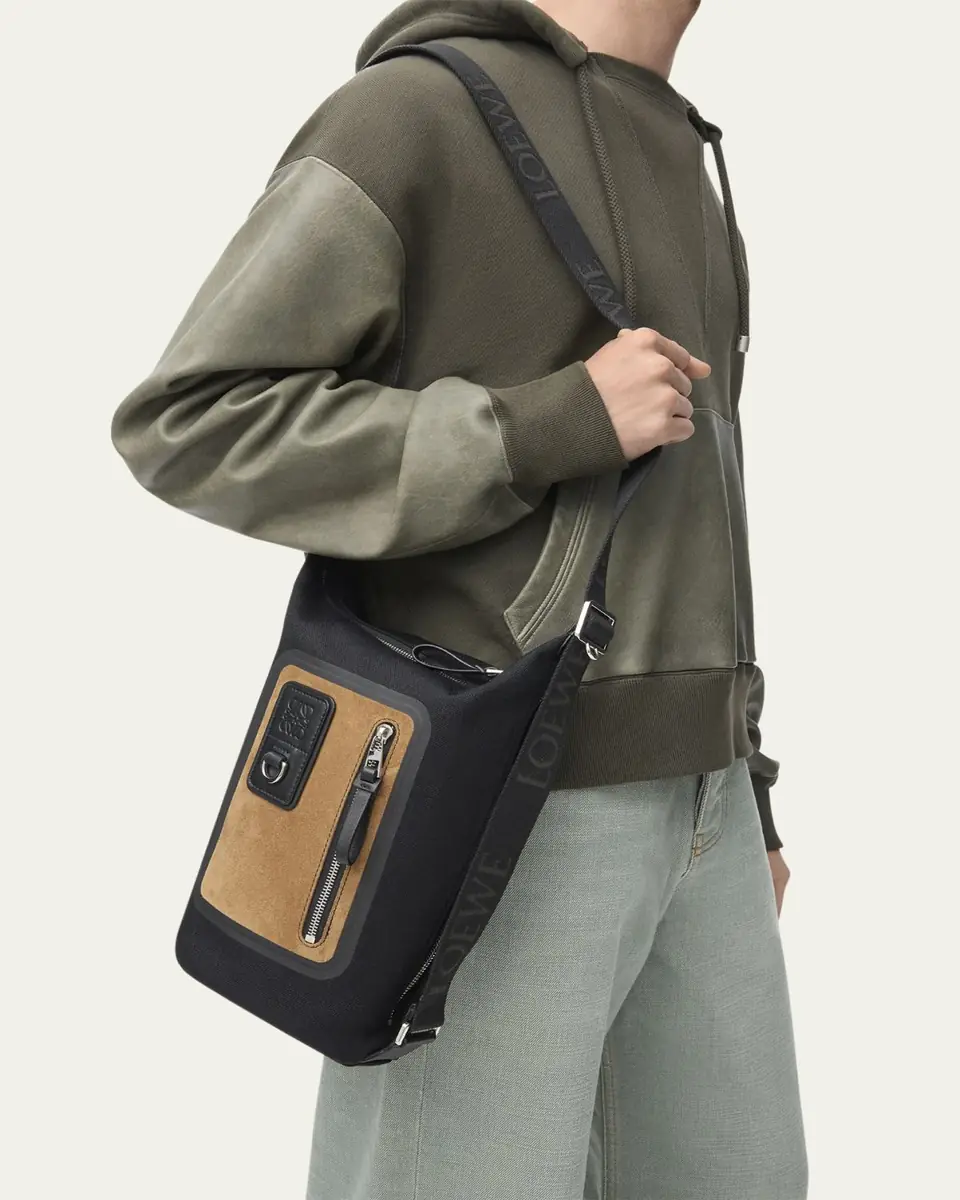 Loewe Men's Loop Small Crossbody Bag | Thumbnail 2 Loewe Men's Loop Small Crossbody Bag | Thumbnail 2