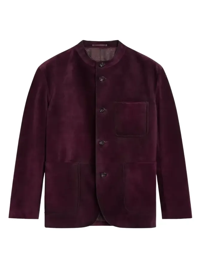 Berluti Men's Suede Patina Chore Jacket