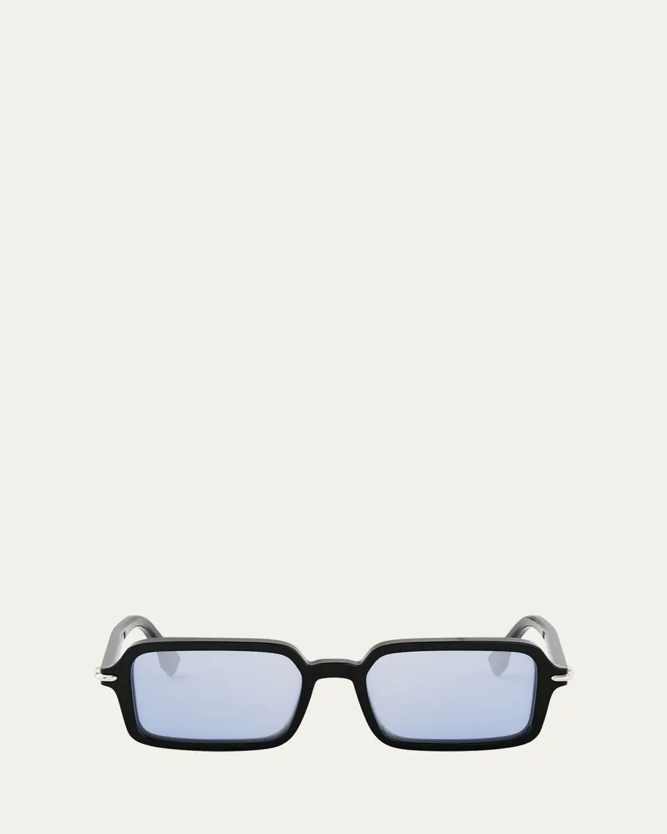 Fendi Selleria Acetate Rectangular Sunglasses | Thumbnail 4 Fendi Selleria Acetate Rectangular Sunglasses | Thumbnail 4