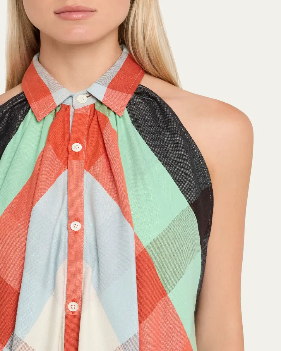 Marrakshi Life The Halter Dress with Collar | Thumbnail 5