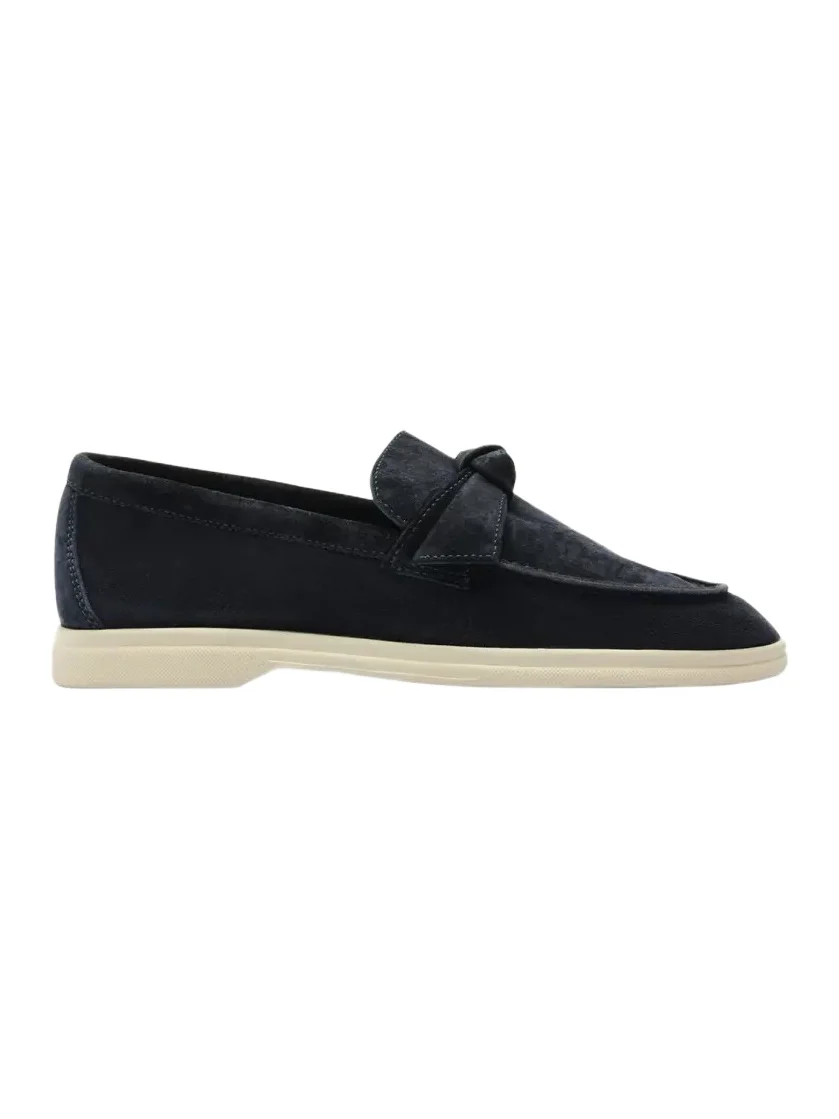Clarita Knotted Suede Loafers Clarita Knotted Suede Loafers
