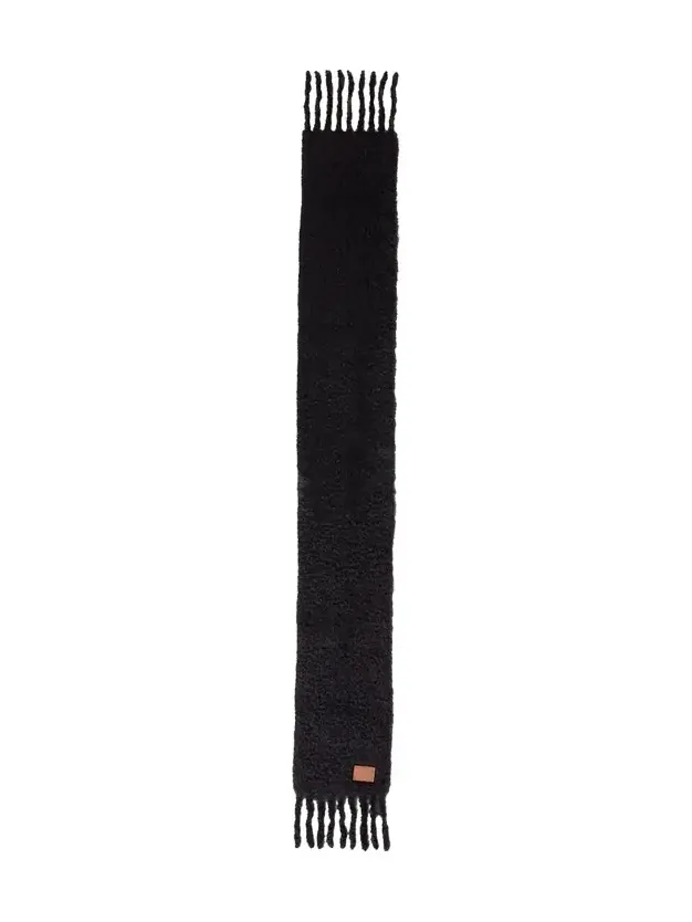 Wool-Blend Fringe Trim Scarf Wool-Blend Fringe Trim Scarf