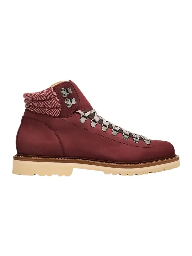 Men's Nubuck Fabric-Collar Hiking Boots Men's Nubuck Fabric-Collar Hiking Boots