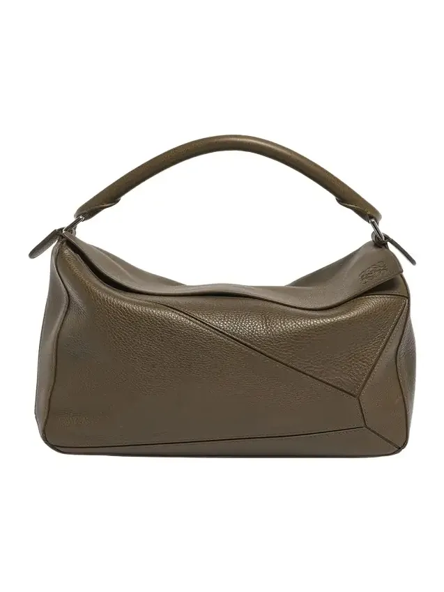 Men's Large Leather Puzzle Crossbody Bag