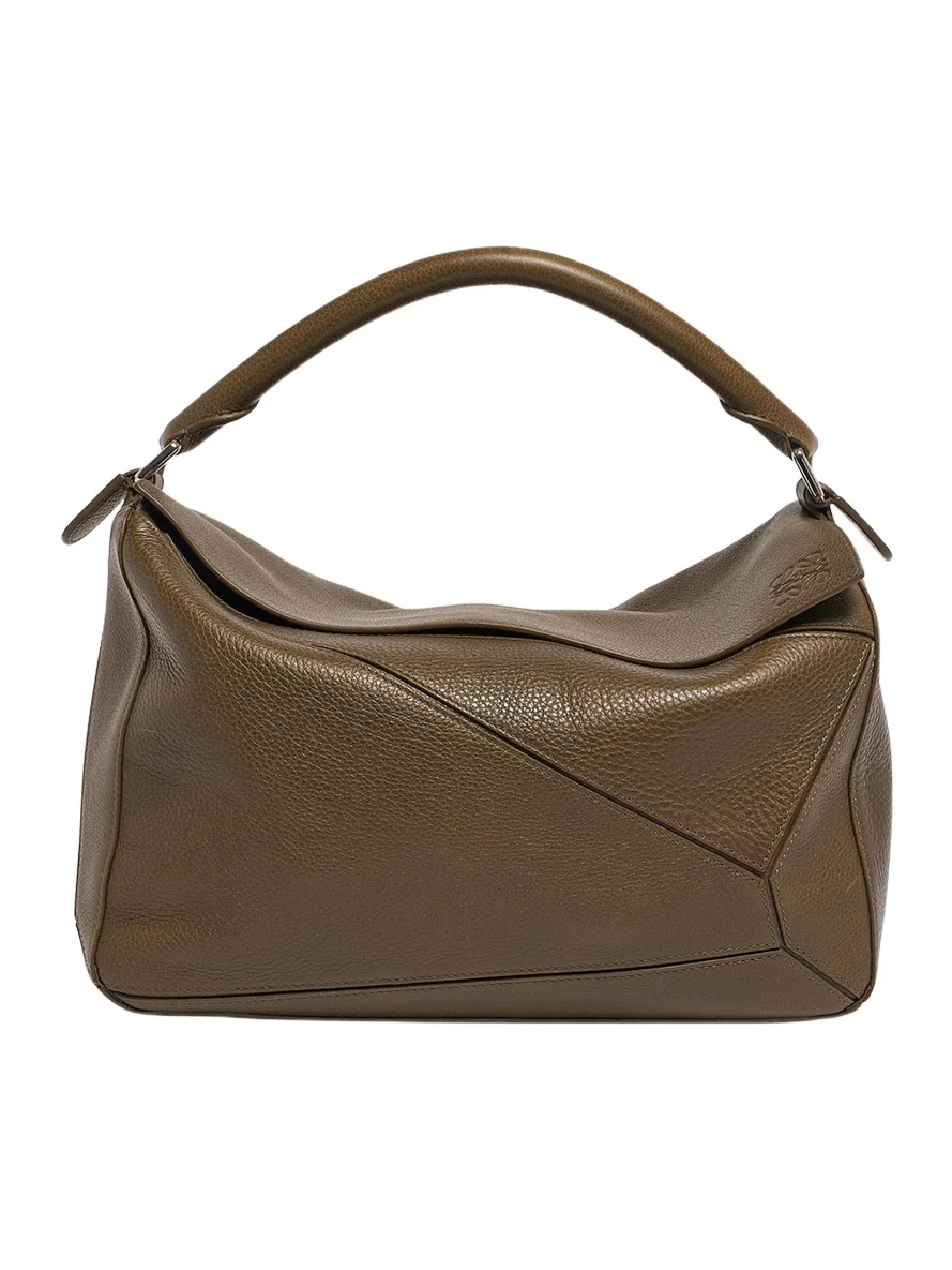 Men's Large Leather Puzzle Crossbody Bag Men's Large Leather Puzzle Crossbody Bag