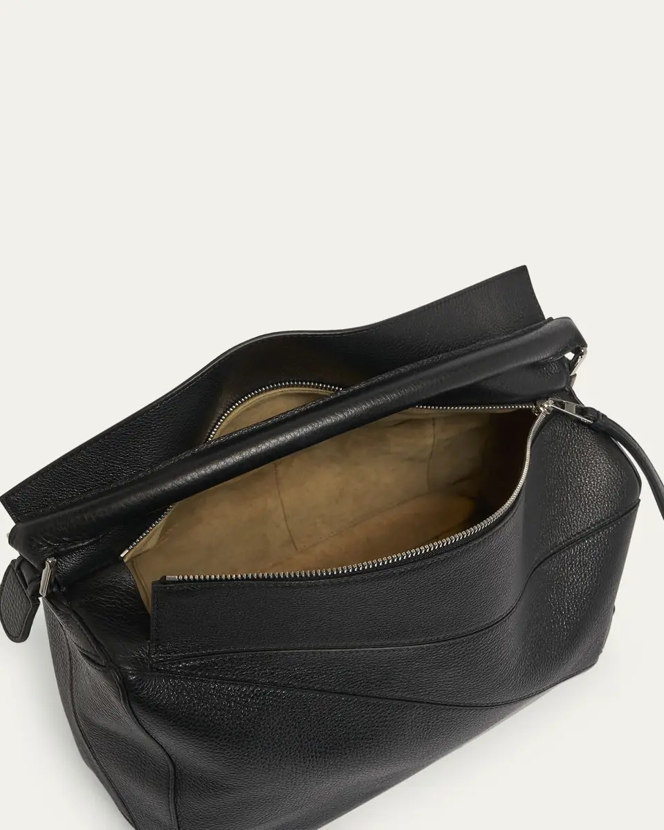 Loewe Men's Large Leather Puzzle Crossbody Bag | Thumbnail 4 Loewe Men's Large Leather Puzzle Crossbody Bag | Thumbnail 4