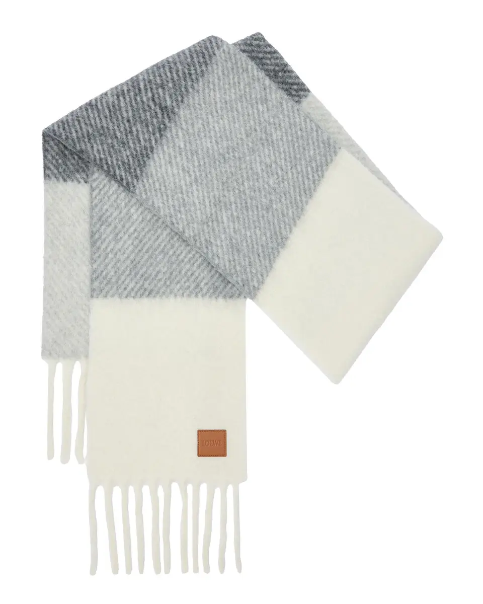 Loewe Striped Jacquard Twill Wool-Blend Scarf | Thumbnail 4 Loewe Striped Jacquard Twill Wool-Blend Scarf | Thumbnail 4