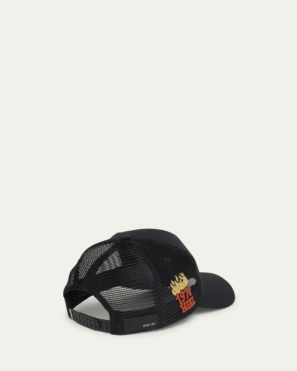 AMIRI Men's Sinners Trucker Hat | Thumbnail 2 AMIRI Men's Sinners Trucker Hat | Thumbnail 2