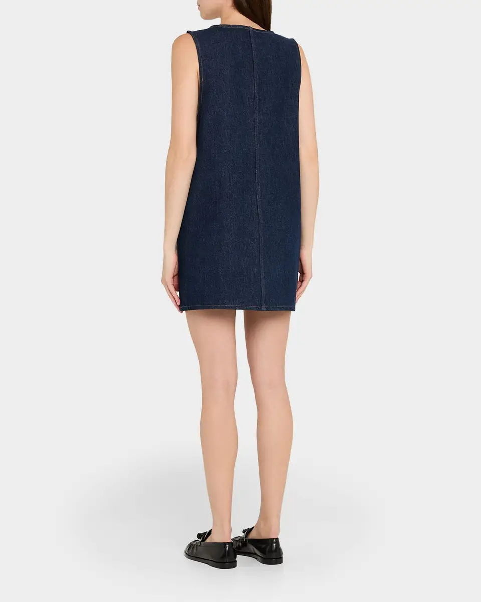 Frame The Pinafore Mini Dress | Thumbnail 2 Frame The Pinafore Mini Dress | Thumbnail 2