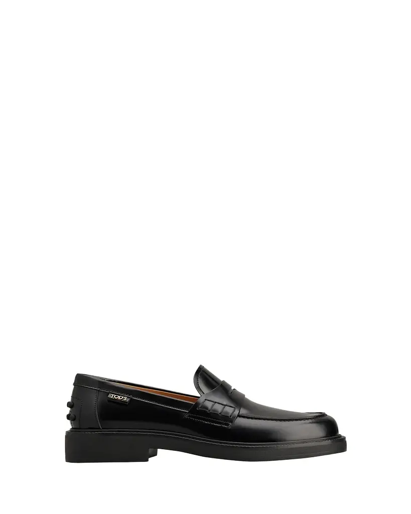 Tod's Gomma Leather Penny Loafers | Image 1 Tod's Gomma Leather Penny Loafers | Image 1