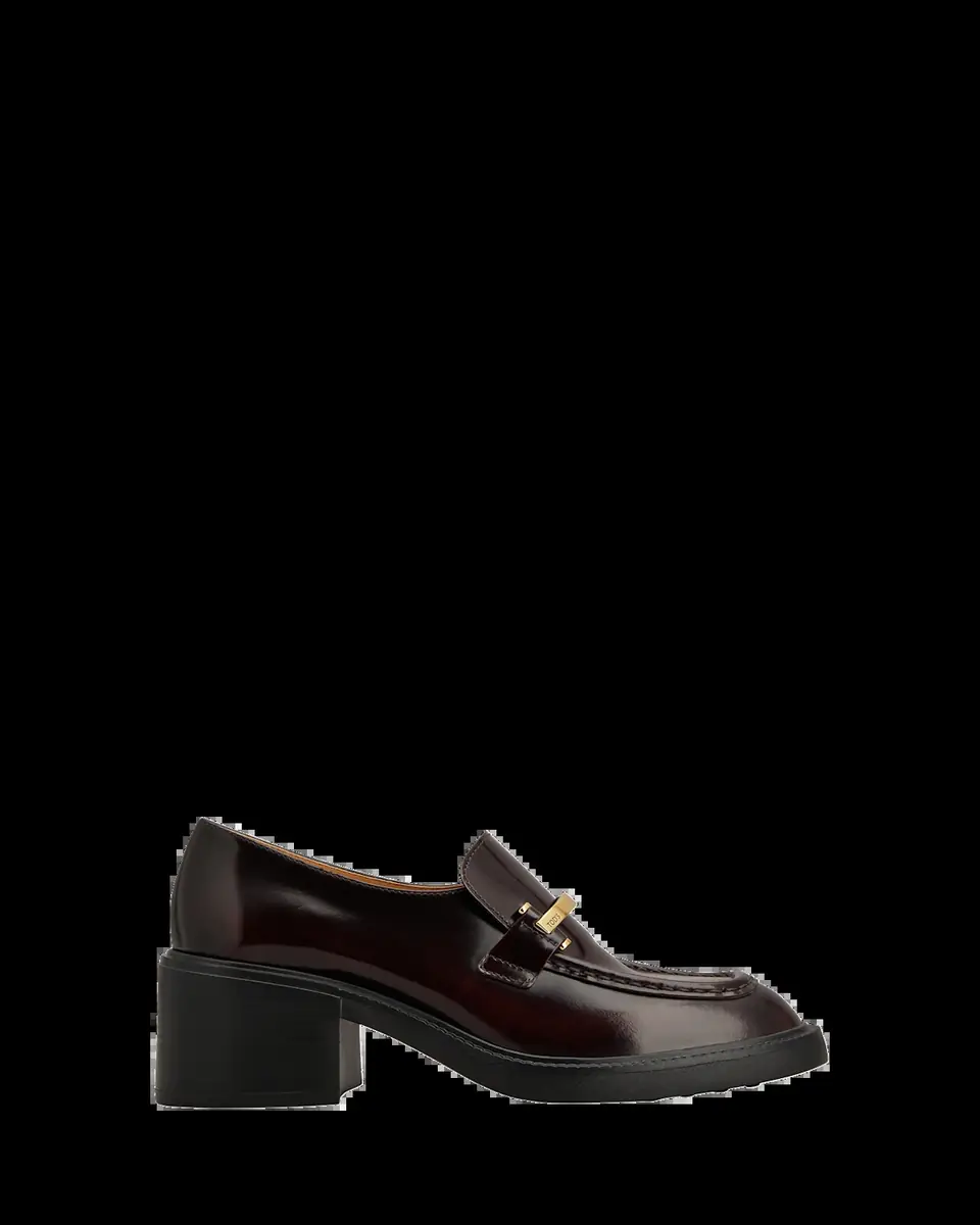 Tod's Gomma Leather Block-Heel Loafers | Thumbnail 2