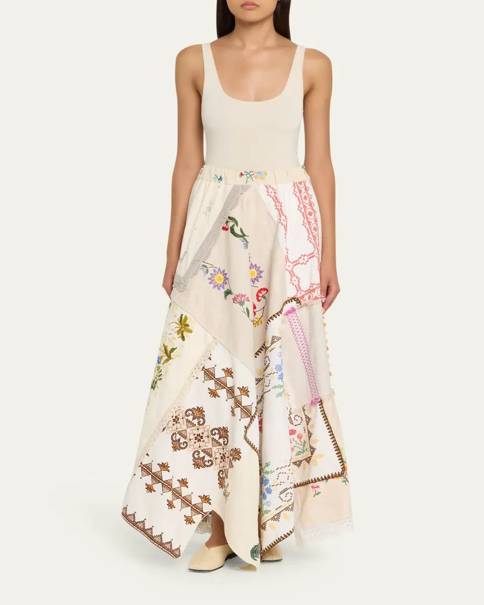 Rianna + Nina Ooak Kendima Patchwork Maxi Skirt | Thumbnail 2 Rianna + Nina Ooak Kendima Patchwork Maxi Skirt | Thumbnail 2