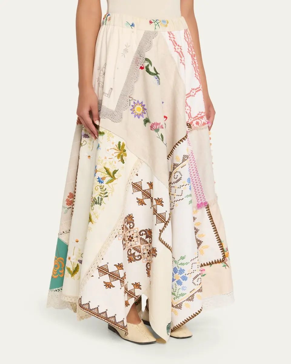 Rianna + Nina Ooak Kendima Patchwork Maxi Skirt | Thumbnail 4 Rianna + Nina Ooak Kendima Patchwork Maxi Skirt | Thumbnail 4
