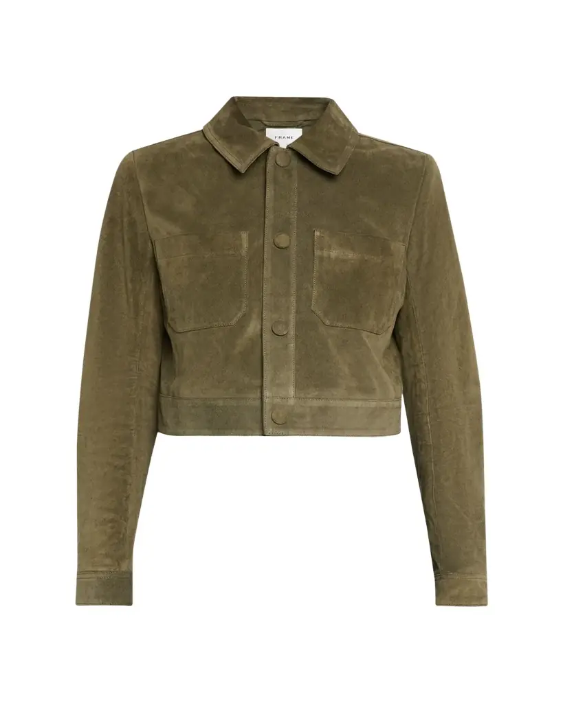 FRAME The Small Suede Jacket | Image 1 FRAME The Small Suede Jacket | Image 1