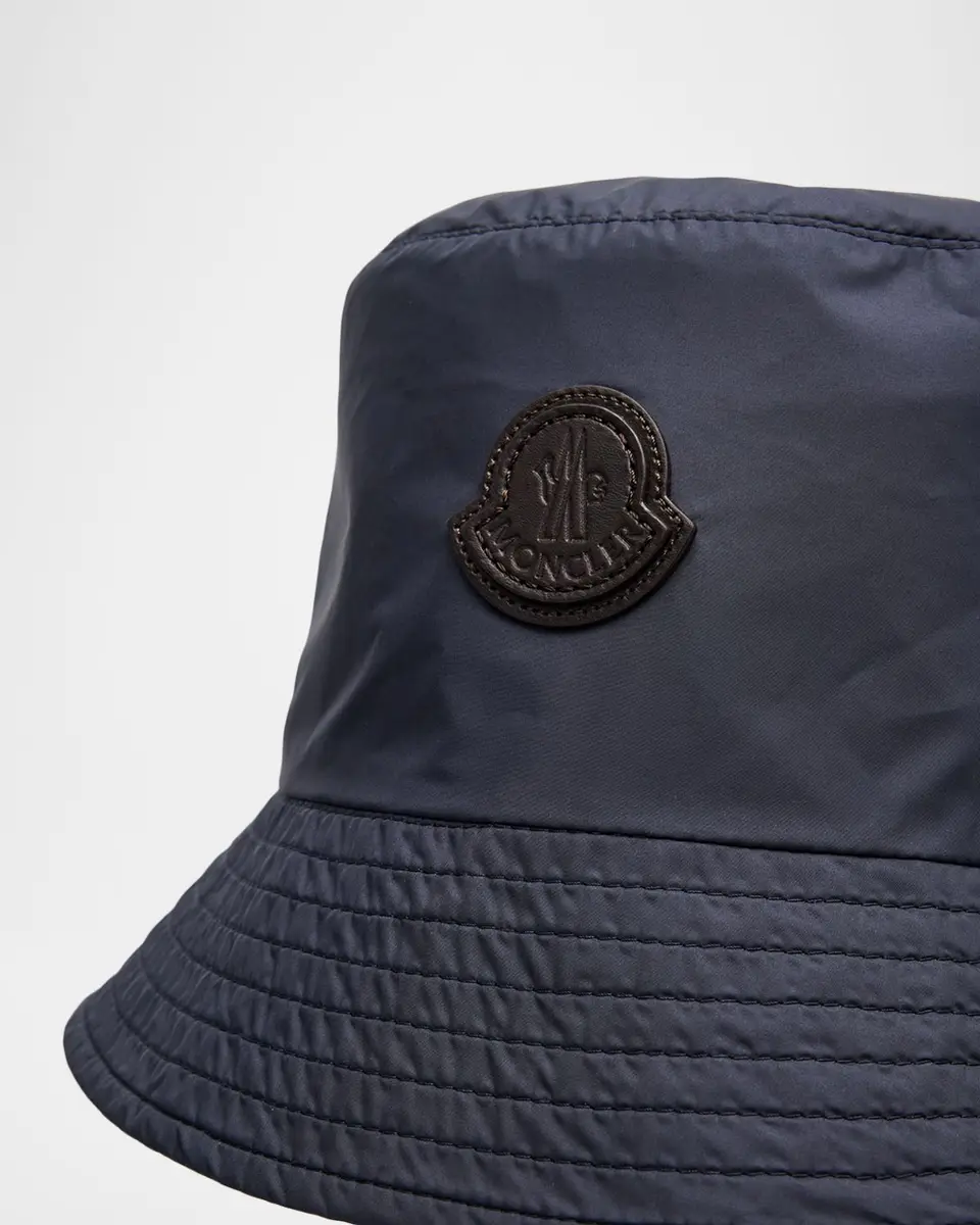 Moncler Men's Edit Reversible Bucket Hat | Image 1 Moncler Men's Edit Reversible Bucket Hat | Image 1