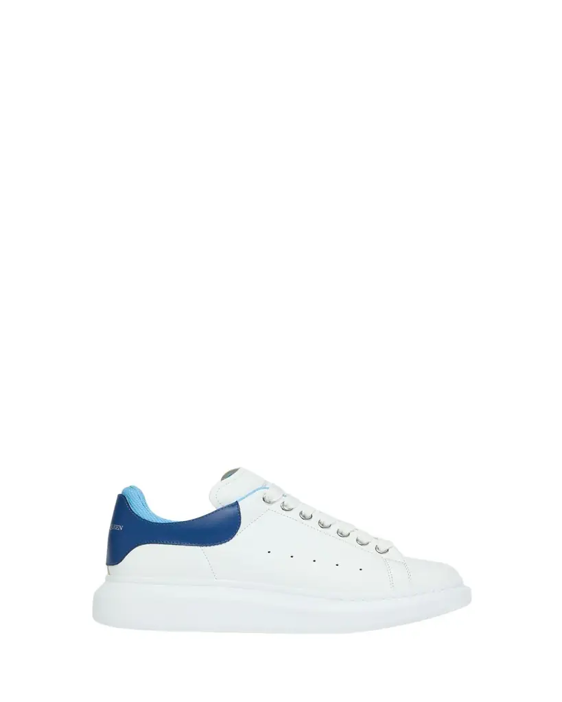 Alexander McQueen Men's Oversized Leather Double-Backstay Sneakers | Image 1 Alexander McQueen Men's Oversized Leather Double-Backstay Sneakers | Image 1