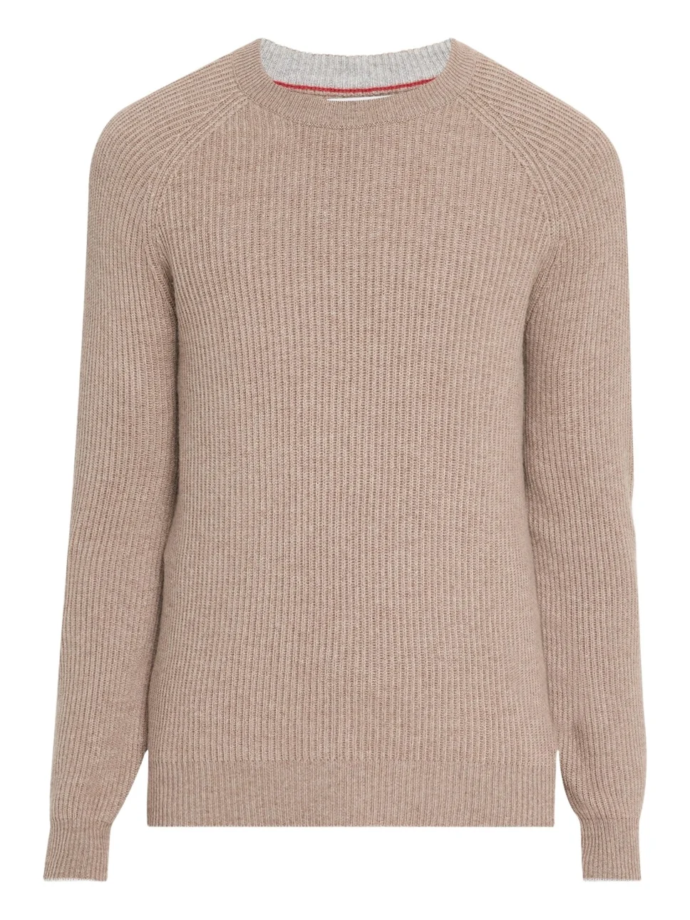 Men's Cashmere English Rib Crewneck Sweater