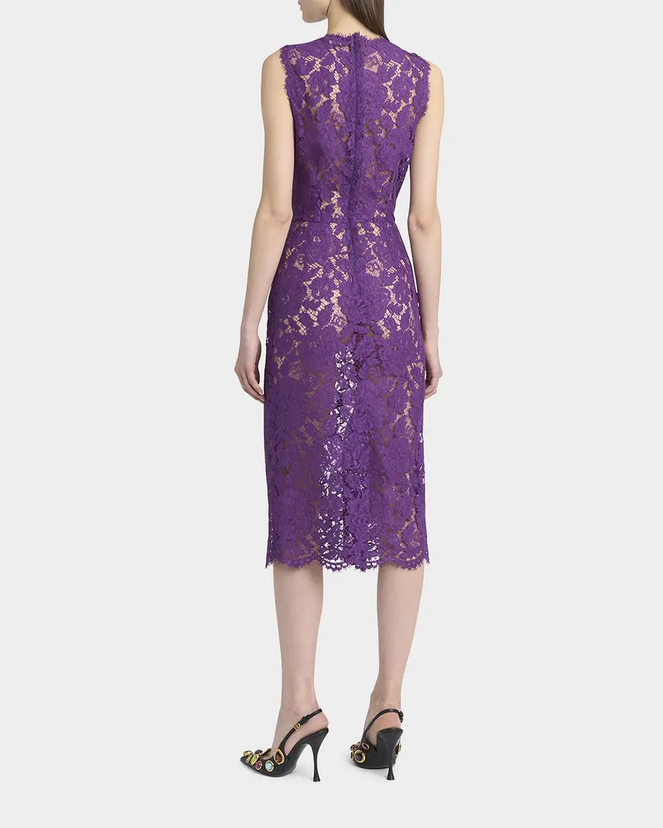 Dolce & Gabbana Floral Lace Midi Dress | Thumbnail 11 Dolce & Gabbana Floral Lace Midi Dress | Thumbnail 11