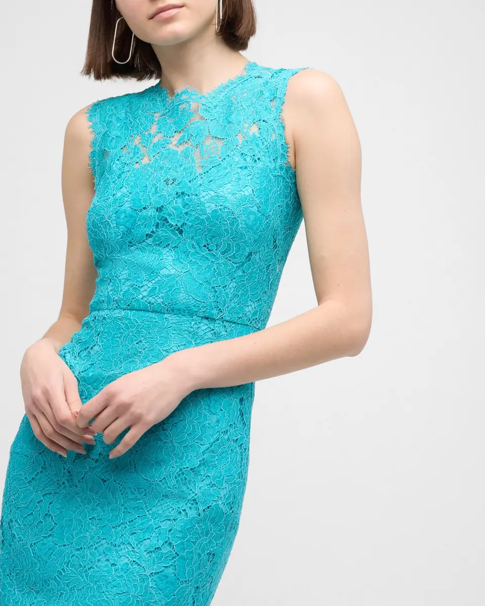 Dolce & Gabbana Floral Lace Midi Dress | Thumbnail 22 Dolce & Gabbana Floral Lace Midi Dress | Thumbnail 22