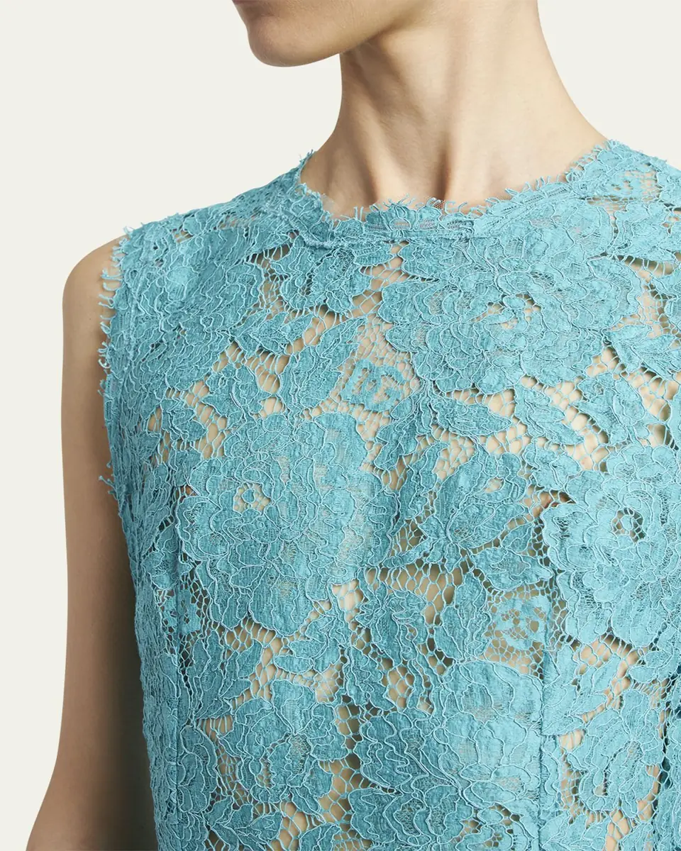 Dolce & Gabbana Floral Lace Midi Dress | Thumbnail 5 Dolce & Gabbana Floral Lace Midi Dress | Thumbnail 5