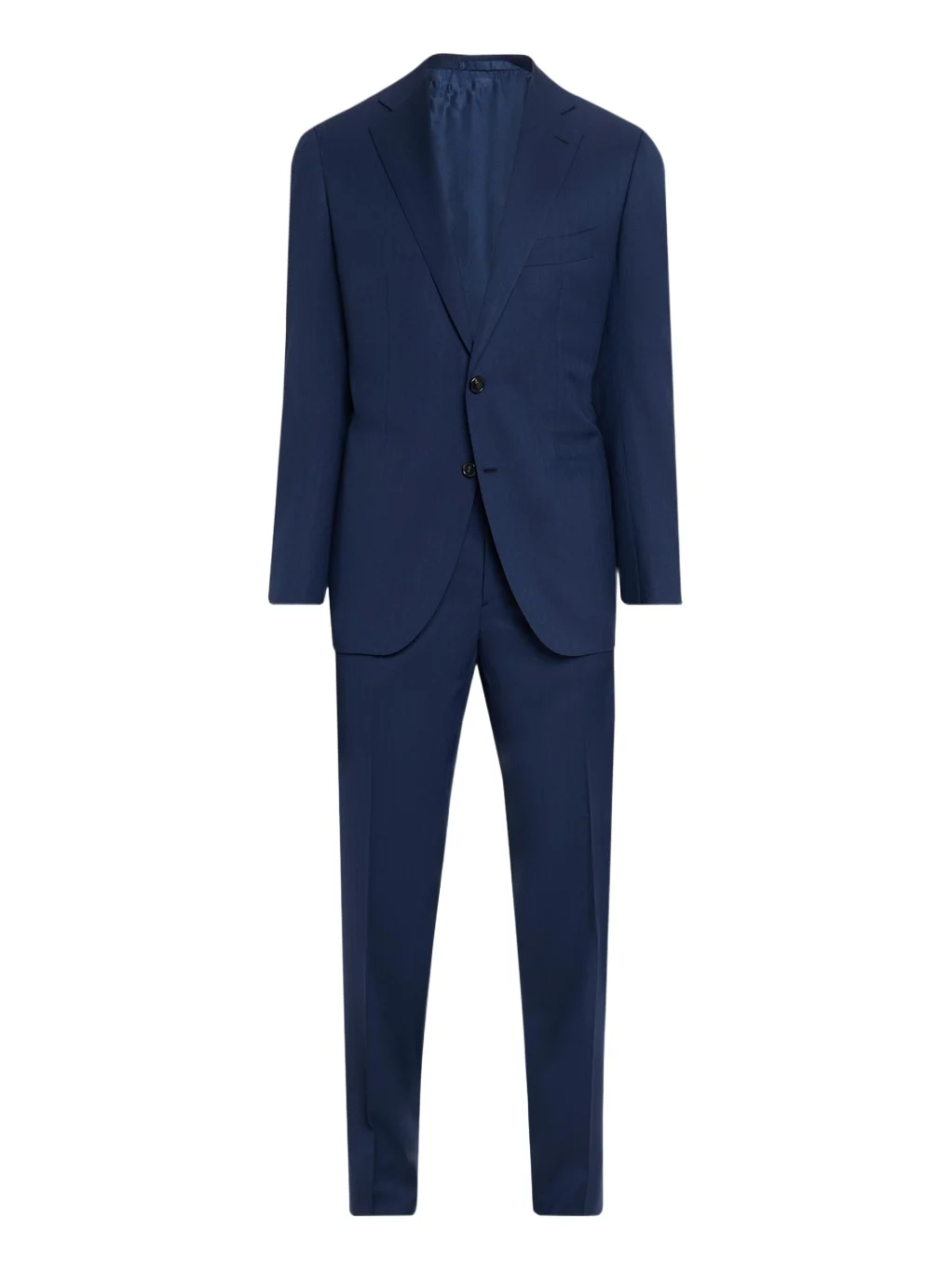 Men's Wool Chevron 130 Two-Piece Suit