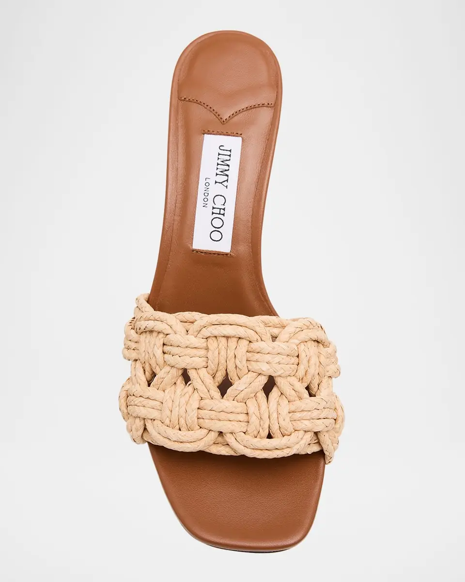 Jimmy Choo Chara 70 Crochet Sandals | Thumbnail 5