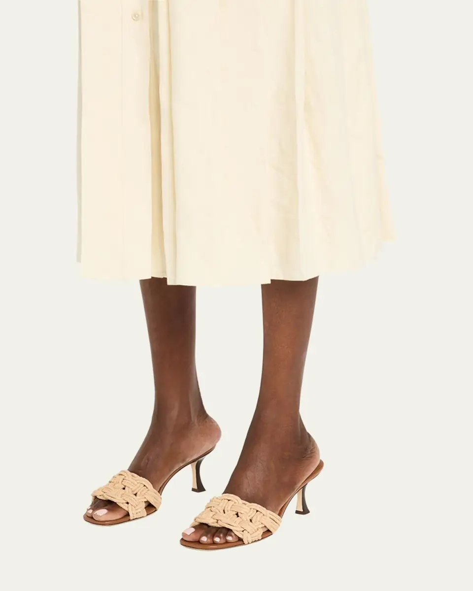 Jimmy Choo Chara 70 Crochet Sandals | Thumbnail 7