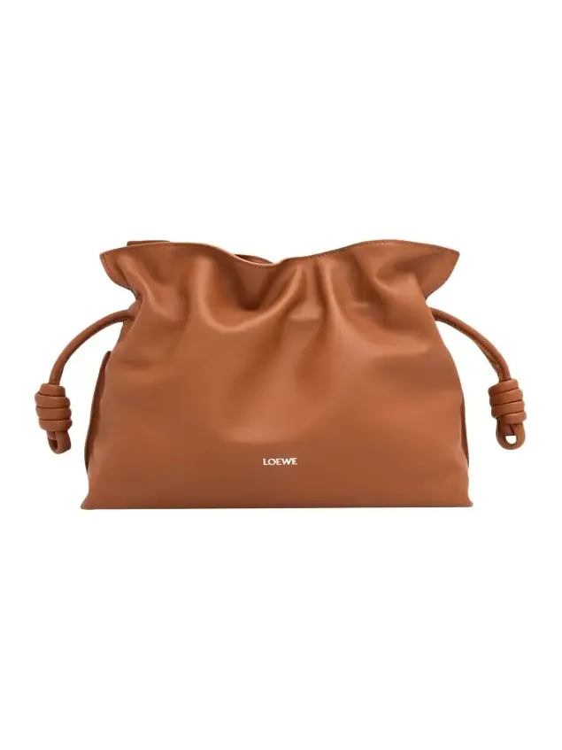 Flamenco Medium Clutch Bag in Nappa Leather Flamenco Medium Clutch Bag in Nappa Leather