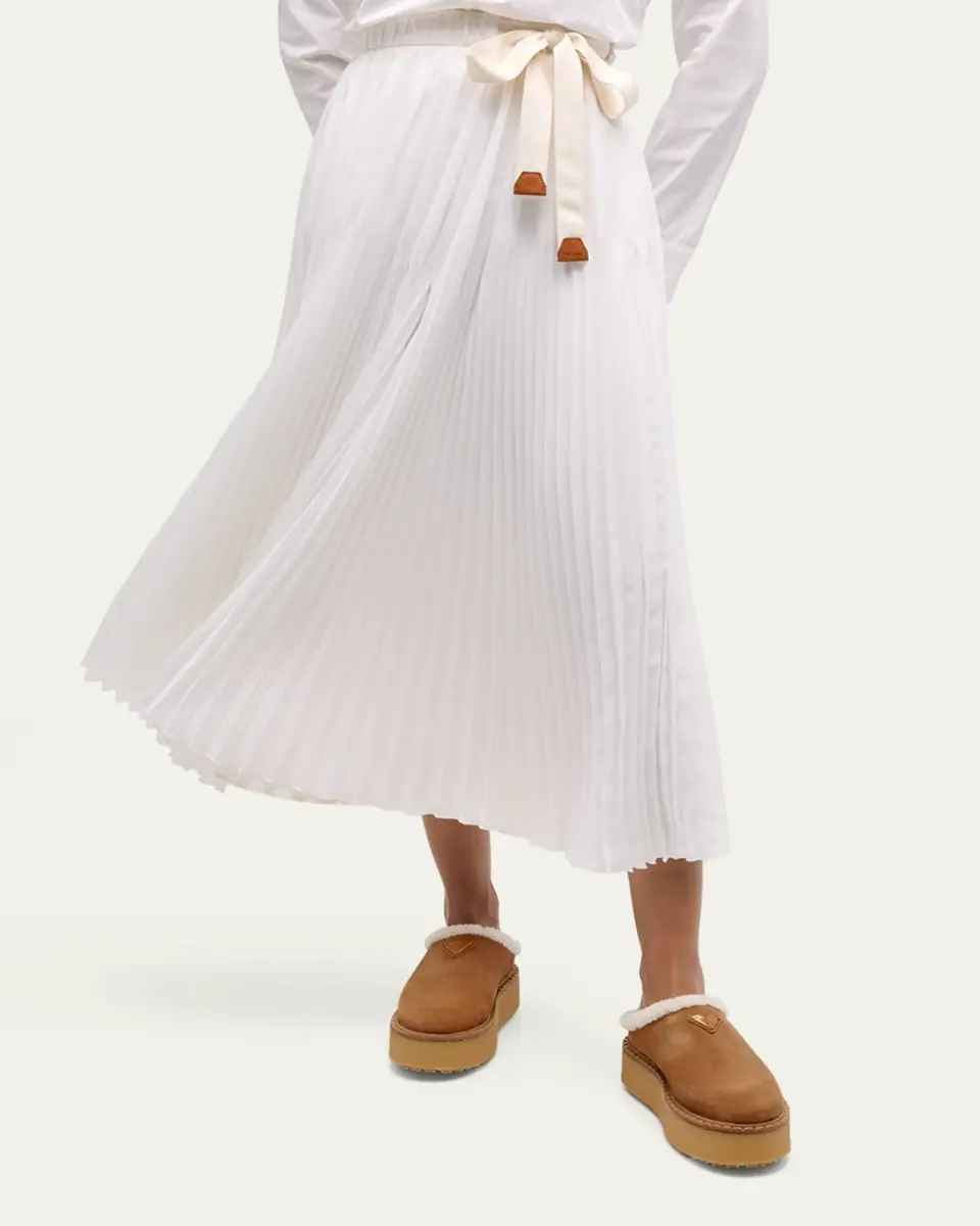 Prada Suede Shearling Cozy Platform Mules | Thumbnail 11 Prada Suede Shearling Cozy Platform Mules | Thumbnail 11