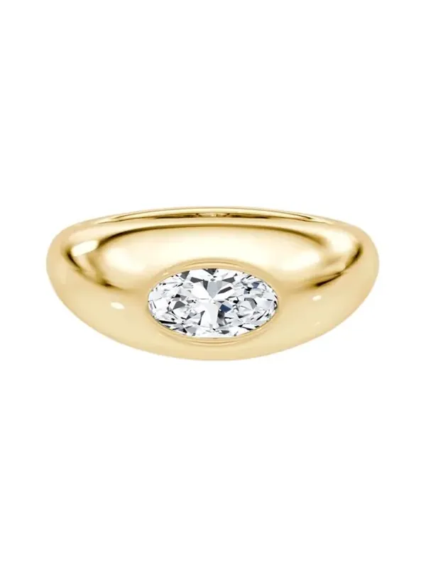 Petite Oval Dome Band Petite Oval Dome Band
