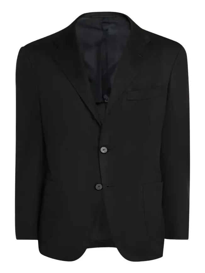 Men's 14-Micron Wool Single-Breasted Sport Coat