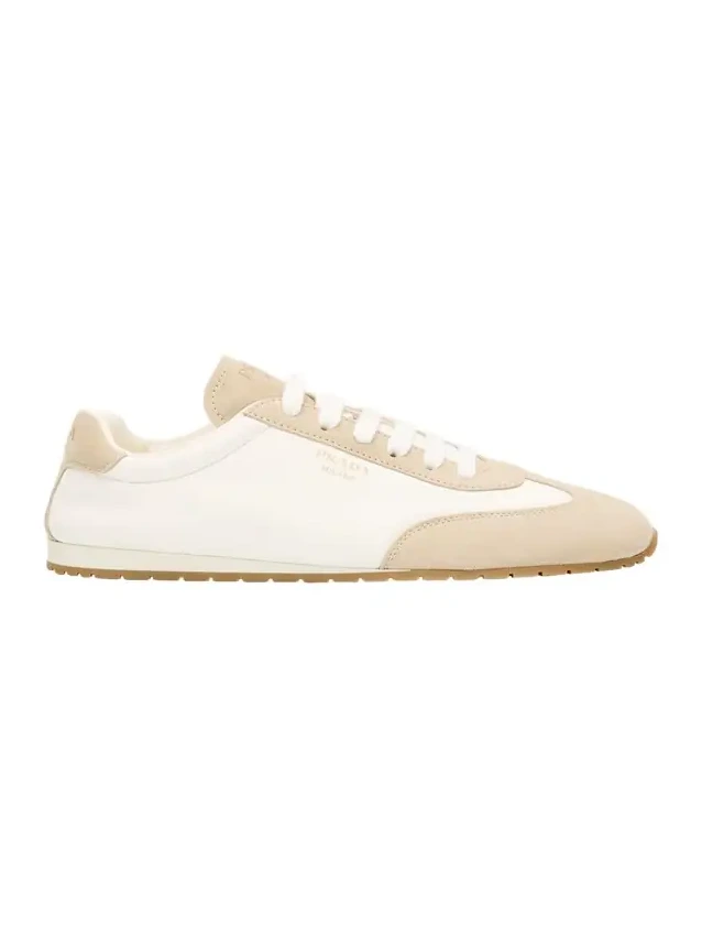 Suede and Leather Low-Top Sneakers Suede and Leather Low-Top Sneakers