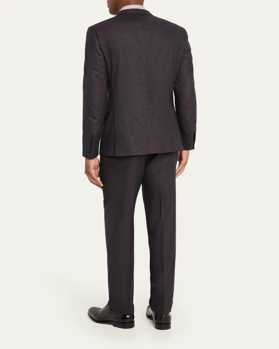 Brioni Men's Prince of Wales Wool Classic Fit Two-Piece Suit | Thumbnail 3 Brioni Men's Prince of Wales Wool Classic Fit Two-Piece Suit | Thumbnail 3