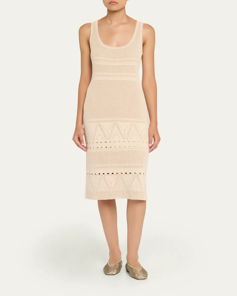 Kobi Halperin Emerson Scoop-Neck Cotton Knit Dress | Thumbnail 2 Kobi Halperin Emerson Scoop-Neck Cotton Knit Dress | Thumbnail 2