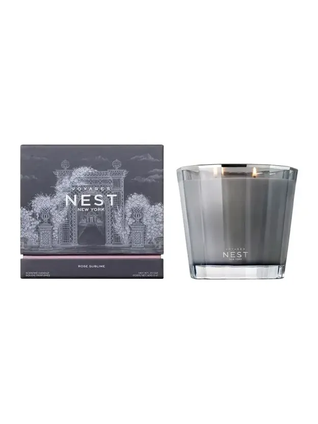 NEST New York VOYAGES Rose Sublime Candle, 21.1 oz.