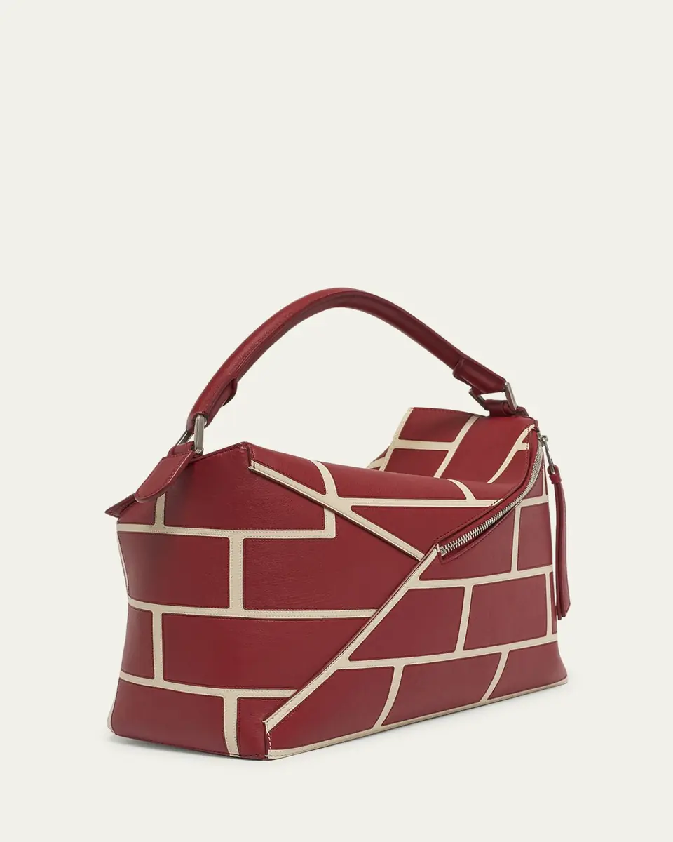 Loewe Men's Large Brick Leather Puzzle Edge Shoulder Bag | Thumbnail 5 Loewe Men's Large Brick Leather Puzzle Edge Shoulder Bag | Thumbnail 5