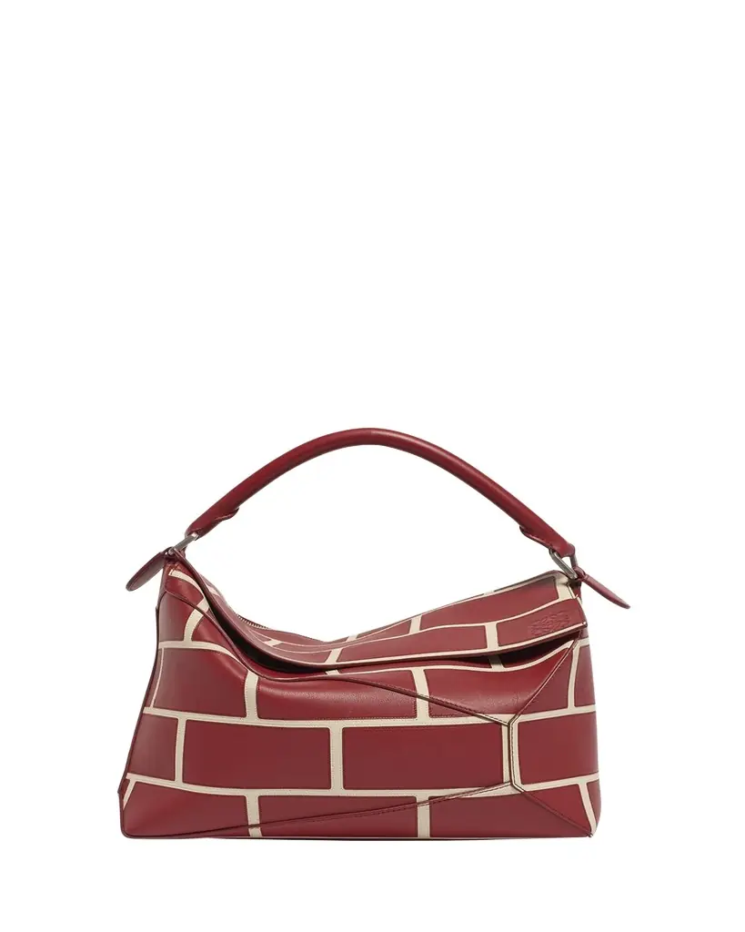 Loewe Men's Large Brick Leather Puzzle Edge Shoulder Bag | Image 1 Loewe Men's Large Brick Leather Puzzle Edge Shoulder Bag | Image 1