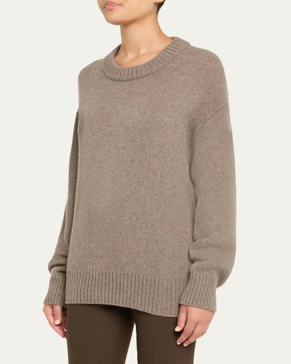 Lisa Yang Renske Cashmere Drop-Shoulder Sweater | Thumbnail 4 Lisa Yang Renske Cashmere Drop-Shoulder Sweater | Thumbnail 4
