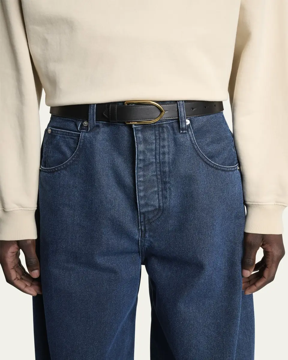 Jacquemus Men's The Bambino Leather Belt | Thumbnail 2 Jacquemus Men's The Bambino Leather Belt | Thumbnail 2