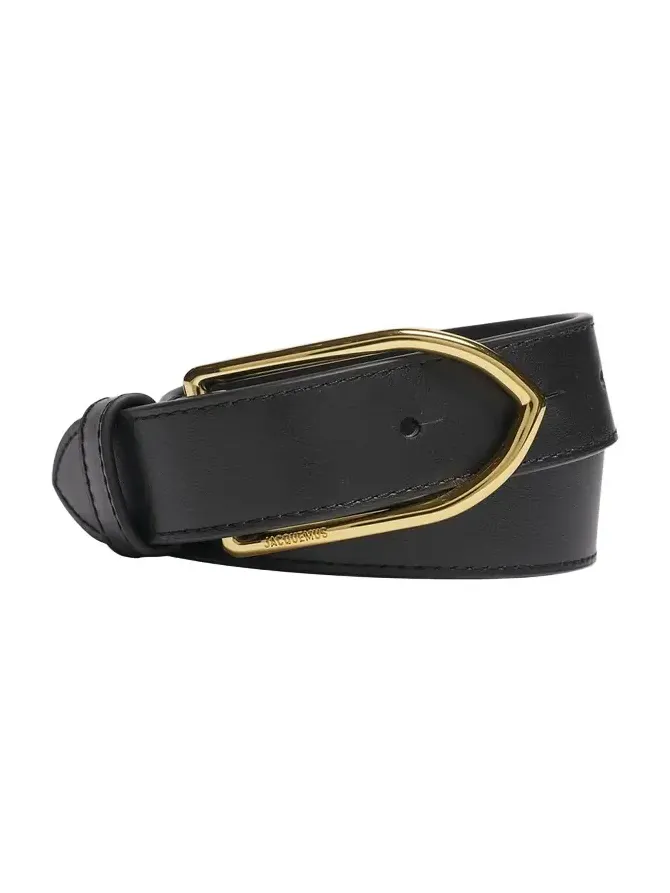 Jacquemus Men's The Bambino Leather Belt