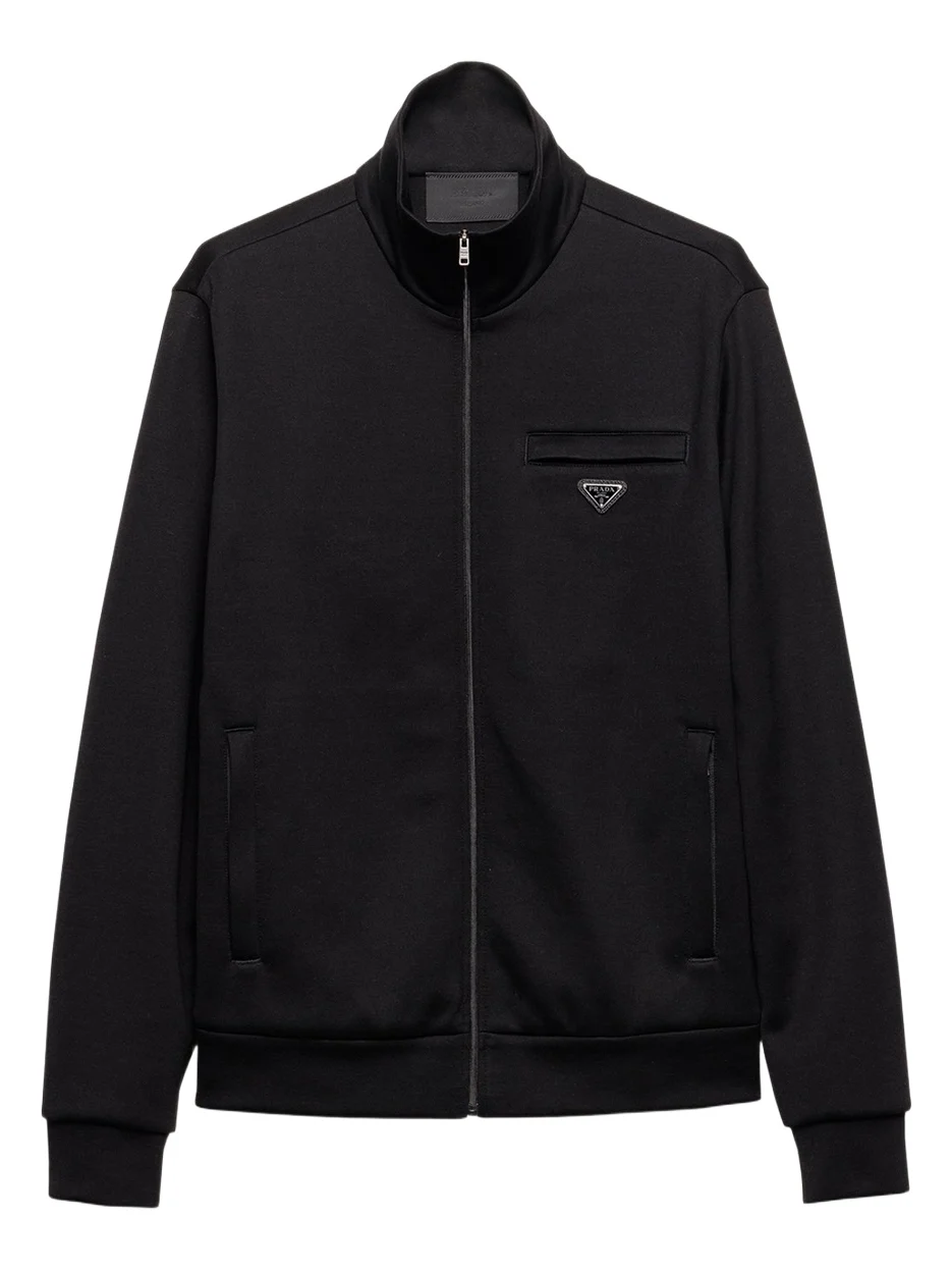 Men's Technical Cotton Full-Zip Jacket